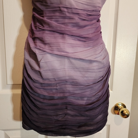 NWT - INC International Concepts - Ombre Petite Strapless Pleated - Size 8P - Picture 3 of 7